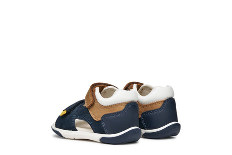 Geox Παιδικά Πέδιλα για Αγόρι Navy/Caramel B556EB 022CL C4152