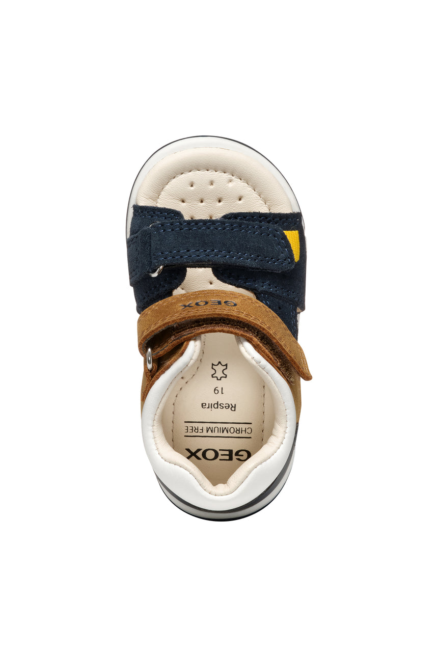 Geox Παιδικά Πέδιλα για Αγόρι Navy/Caramel B556EB 022CL C4152