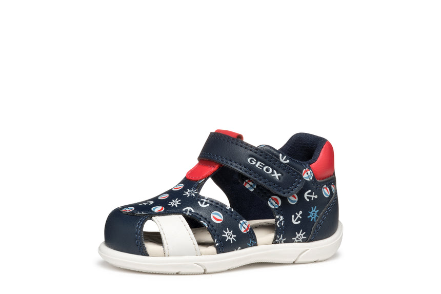geox sandal zapito B556EC 05404 C0735 navy red