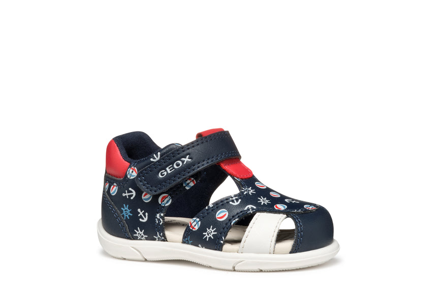 geox sandal zapito B556EC 05404 C0735 navy red