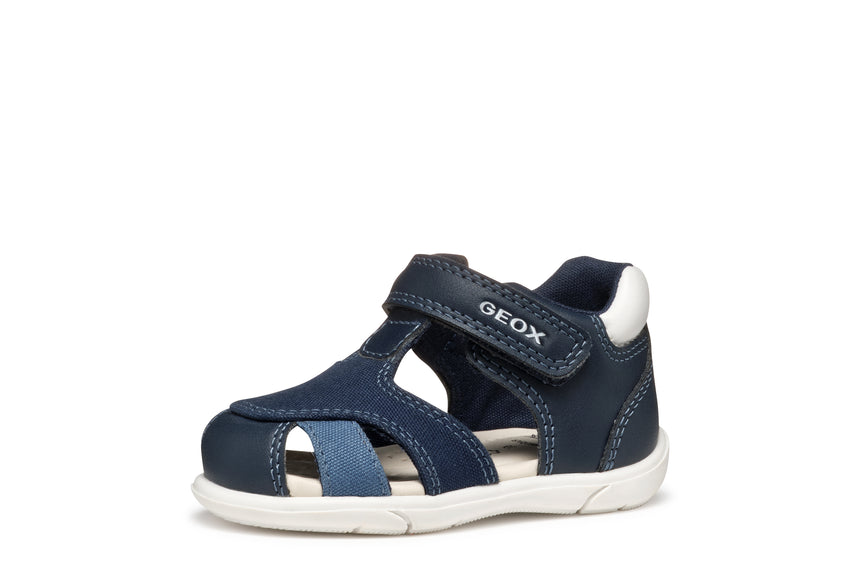 geox sandal zapito boy B556EC 05410 C4211 navy white