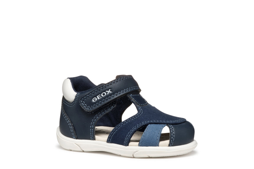 geox sandal zapito boy B556EC 05410 C4211 navy white