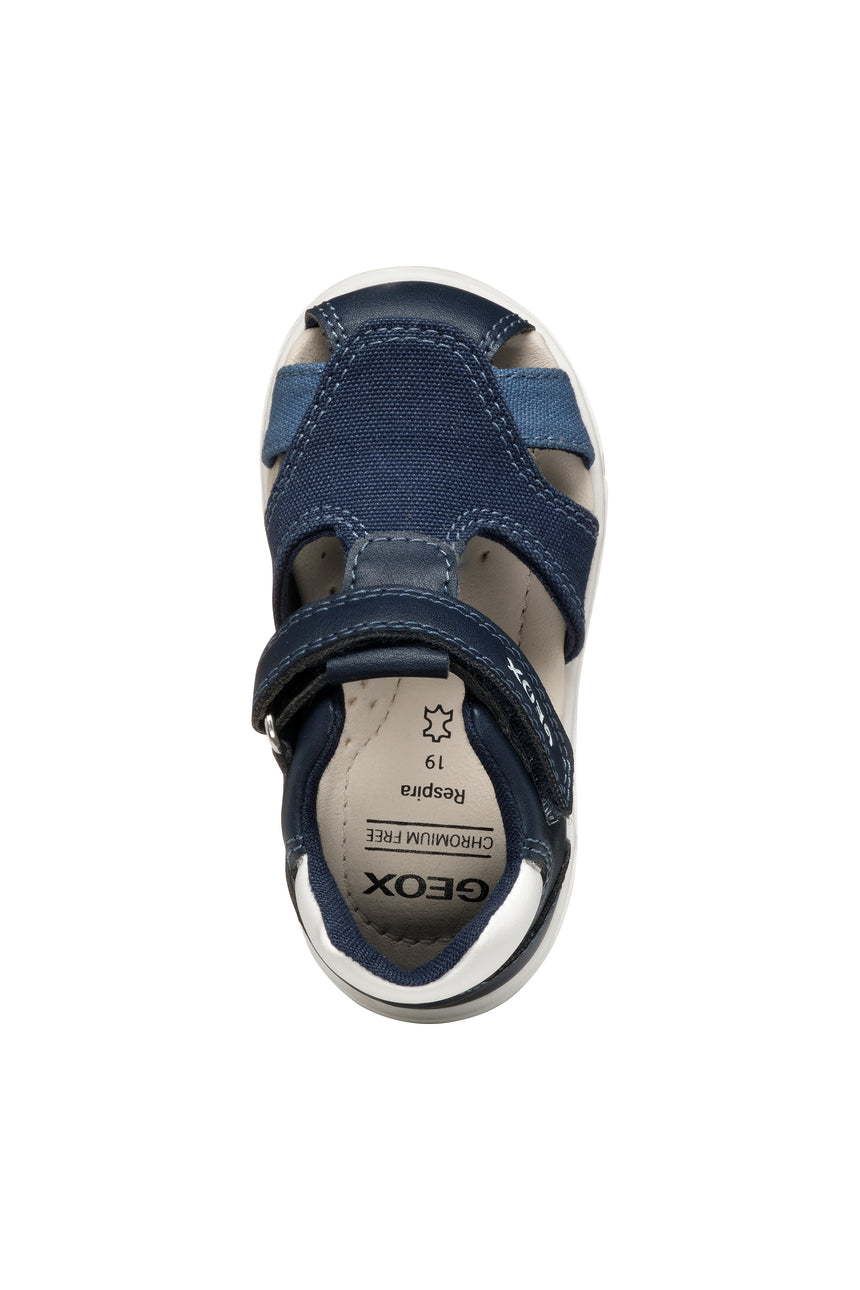 geox sandal zapito boy B556EC 05410 C4211 navy white