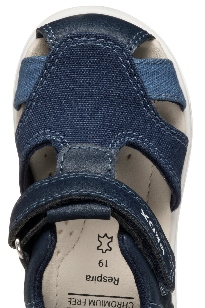 geox sandal zapito boy B556EC 05410 C4211 navy white