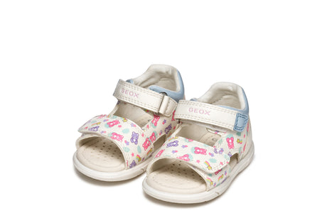 geox πεδιλο  b556fc 05404 c0270 λευκο