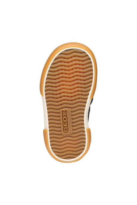 GEOX B561NA0MEFUC4218 B Gisli Παιδικά Sneakers High με Σκρατς Navy Μπλε