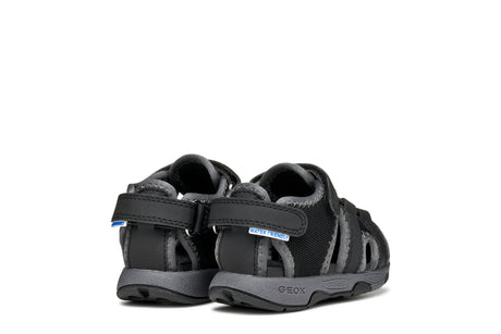 Geox πεδιλο για αγορι μαυρο γκρι b650fa 0514 c9999