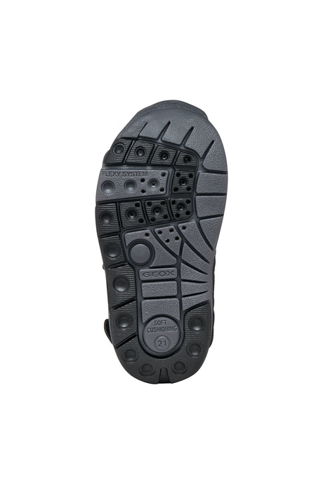 Geox πεδιλο για αγορι μαυρο γκρι b650fa 0514 c9999