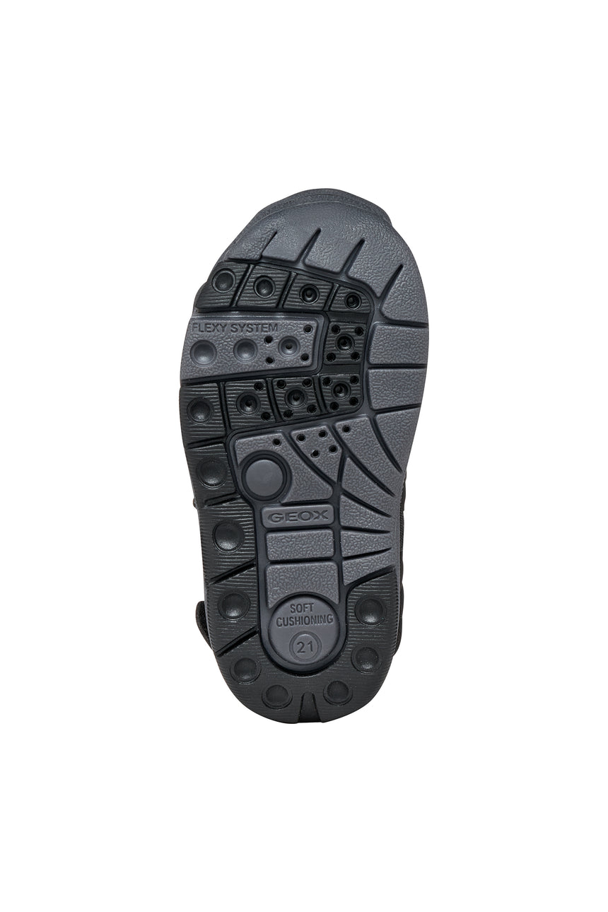 Geox πεδιλο για αγορι μαυρο γκρι b650fa 0514 c9999