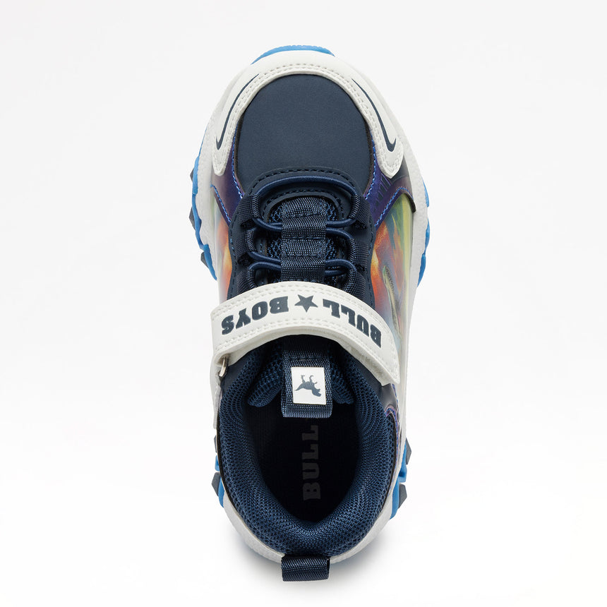 Bull Boys Παιδικά Αθλητικά Sneakers  με Φωτάκια Μπλέ dnaa528600-bibl