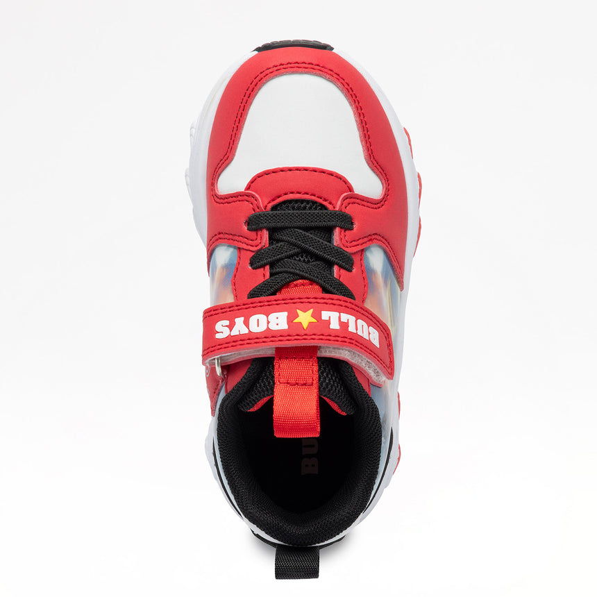 Bull Boys Παιδικά Αθλητικά Sneakers με Φωτάκια κόκκινα dnaa5289a00-rsbi