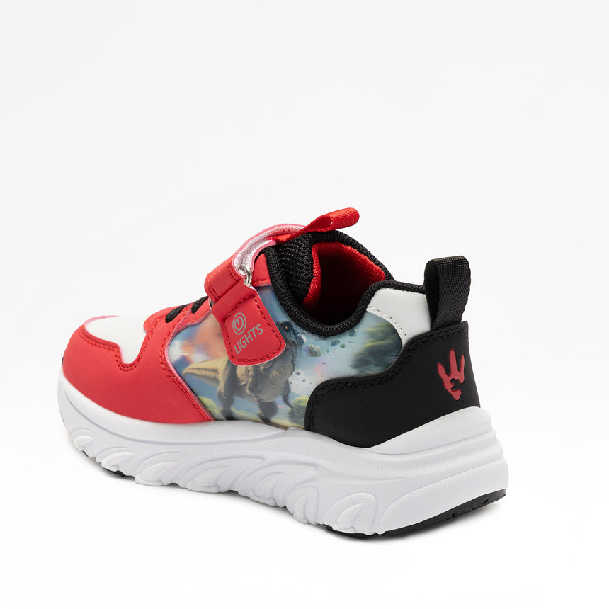 Bull Boys Παιδικά Αθλητικά Sneakers με Φωτάκια κόκκινα dnaa5289a00-rsbi