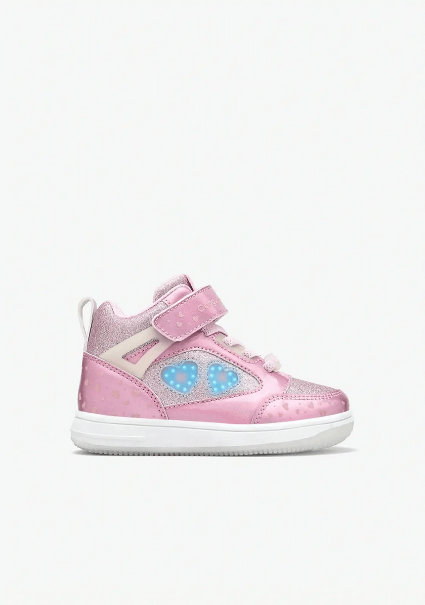 Conguitos Παιδικά Sneakers High με Φωτάκια Ροζ cosh224066-pink