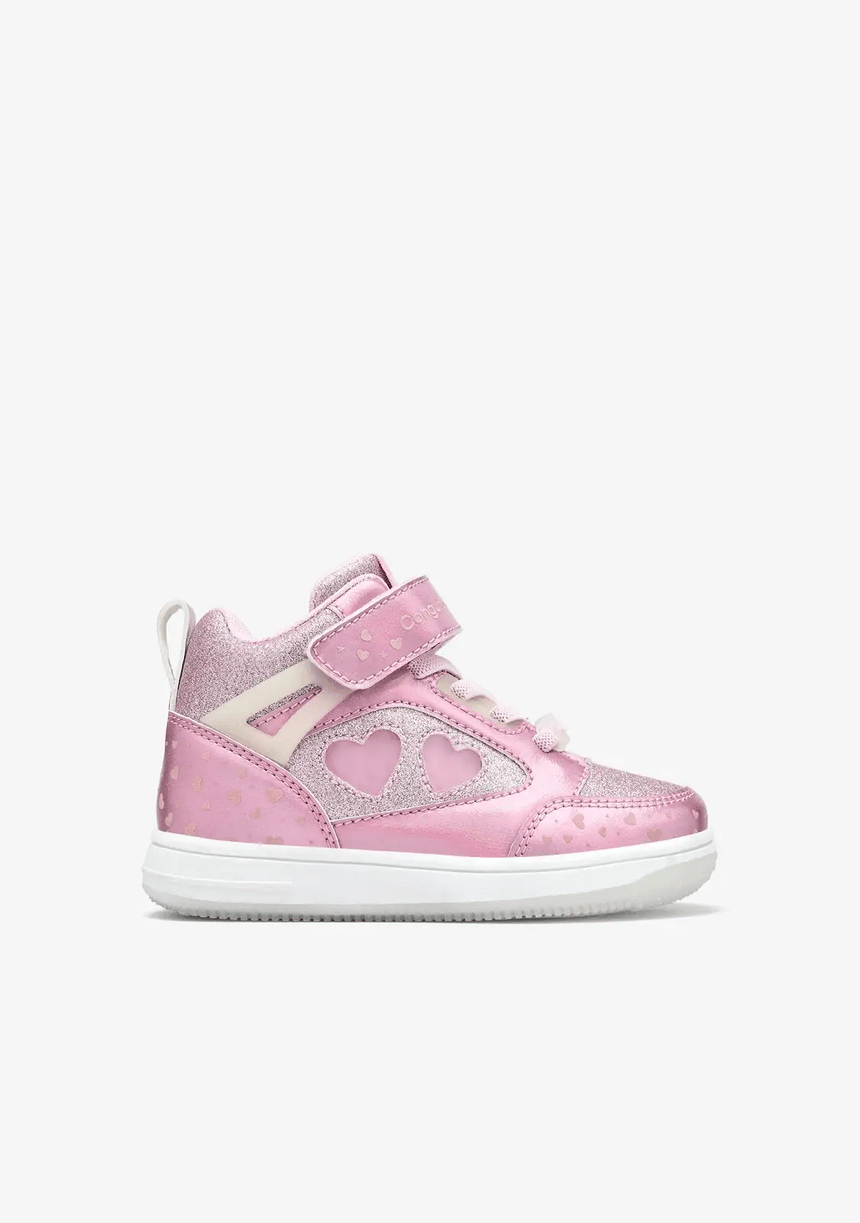 Conguitos Παιδικά Sneakers High με Φωτάκια Ροζ cosh224066-pink