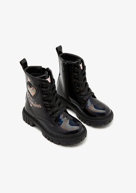Conguitos Μποτακια Λουστρινι COSH244005-BLACK