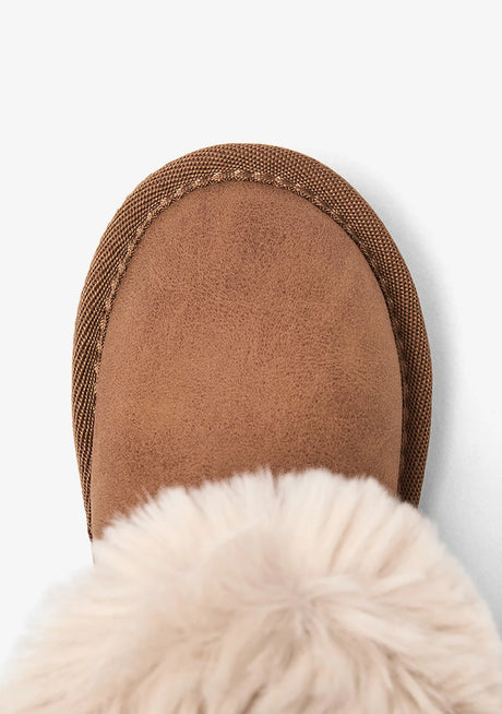 CONGUITOS Γούνινα μποτάκια Κορίτσι Καφέ OSSH140126-TAN