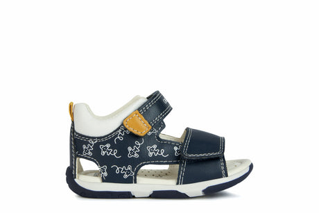 Geox B S.Tapuz B.B-Synt.Lea Navy/Ochre