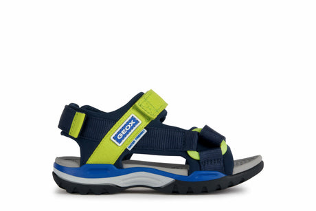 Geox J BorealisB.A-Elast+Text Navy/Lime
