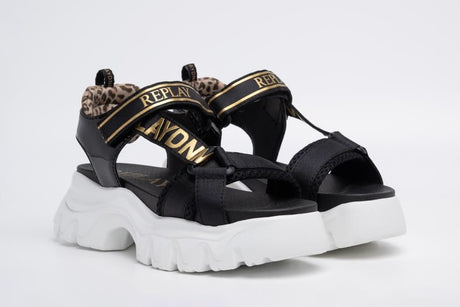 REPLAY JP140001T-0006 SANDAL black-gold