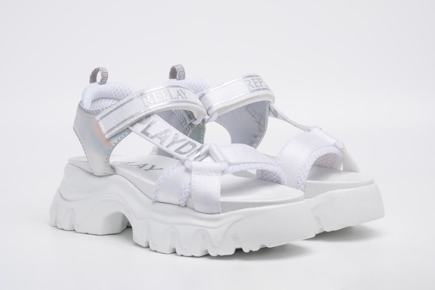REPLAY JP140001T-0081 SANDAL white-silver