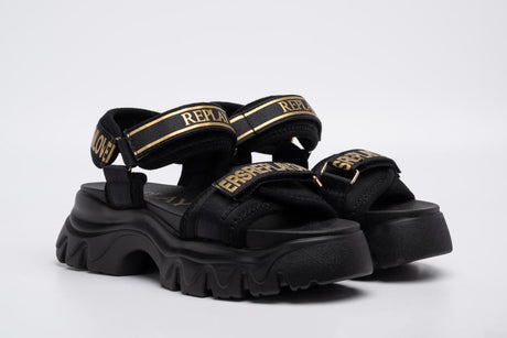 REPLAY JP140002T-0006 SANDAL black-gold