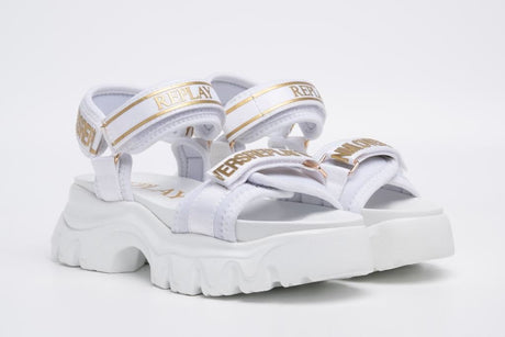 REPLAY JP140002T-0070 SANDAL white-gold