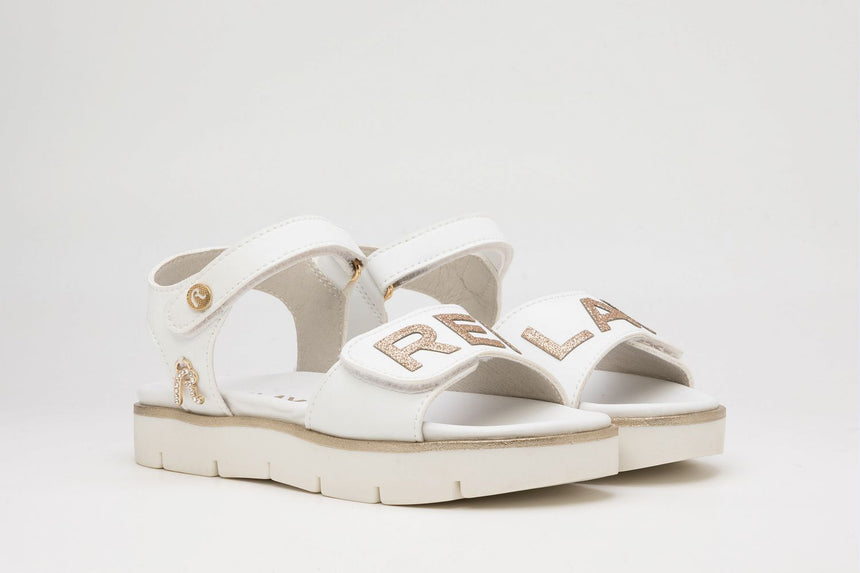 Replay Sandal 4 JT240015S 0199 White lt Gold
