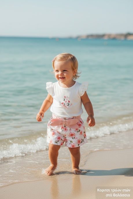 Restart for Kids Παιδικό Σετ Μπλούζα & Σορτς για Κορίτσι 26-10818