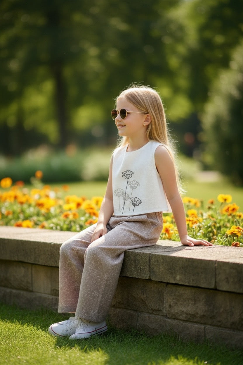 Restart for Kids Παιδικό Σετ μπλούζα παντελόνα κοριτσι 26-11028