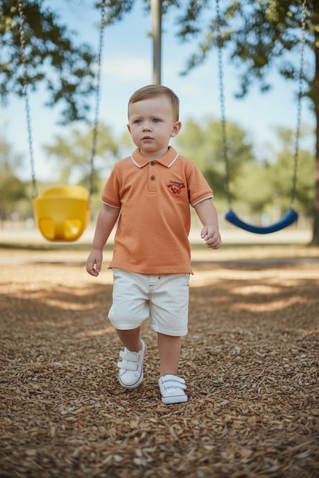 Restart for Kids Παιδικό Σετ μπλούζα βερμούδα αγόρι 26-11107