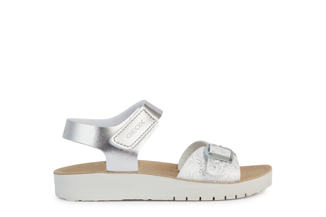Geox J S.Costarei G.B-Me.Sy+Sy.Su J15EAB OBNBL C0434 Silver/White