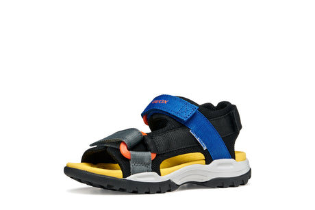 Geox πεδιλο αγορι black roual j450re 01411 c0245