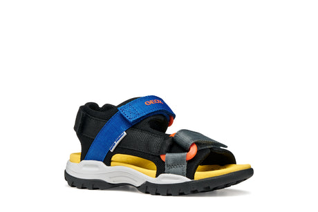 Geox πεδιλο αγορι black roual j450re 01411 c0245