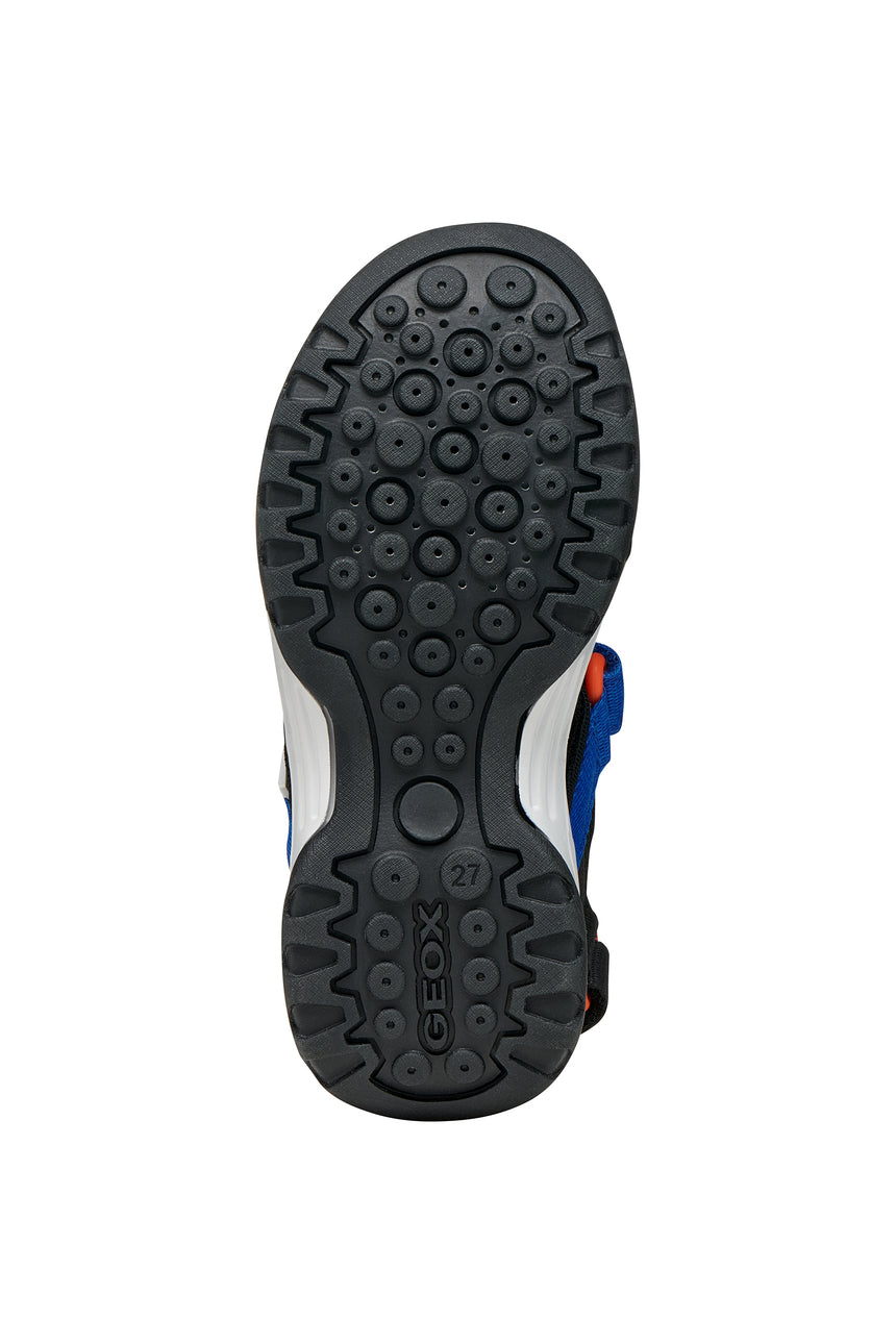 Geox πεδιλο αγορι black roual j450re 01411 c0245