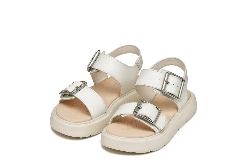 GEOX J45DBH 000BC C1000 Παιδικά Πέδιλα Kodette Λευκά