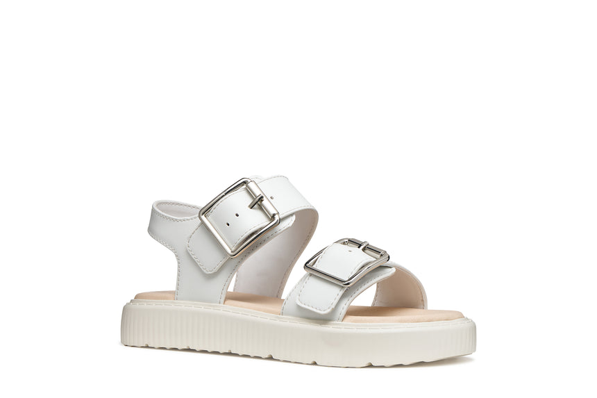 GEOX J45DBH 000BC C1000 Παιδικά Πέδιλα Kodette Λευκά