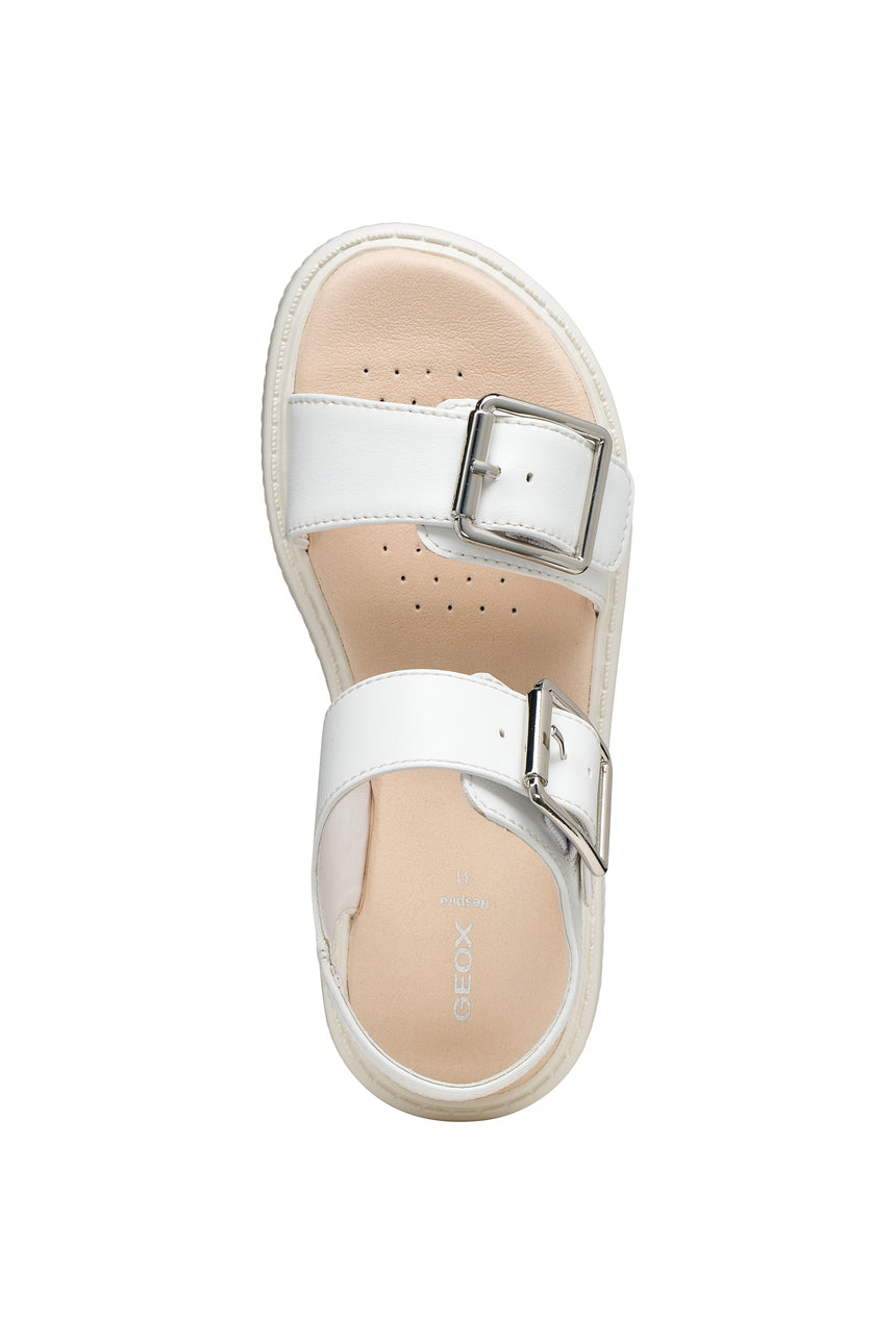 GEOX J45DBH 000BC C1000 Παιδικά Πέδιλα Kodette Λευκά