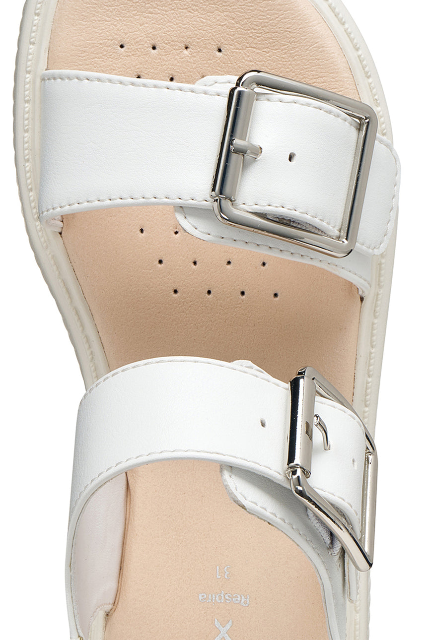 GEOX J45DBH 000BC C1000 Παιδικά Πέδιλα Kodette Λευκά