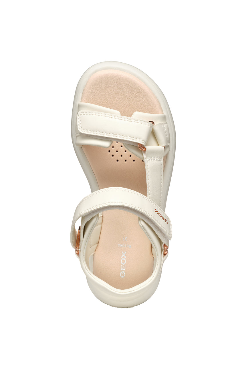 geox j sandal puffypop   j55msc000bcc1058  μπεζ