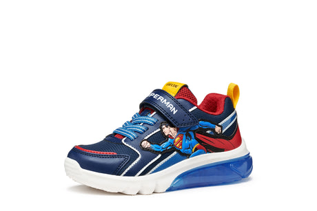 Geox J Ciberdron Παιδικά Sneakers Ανατομικά Μπλε j56lbd05411c0200