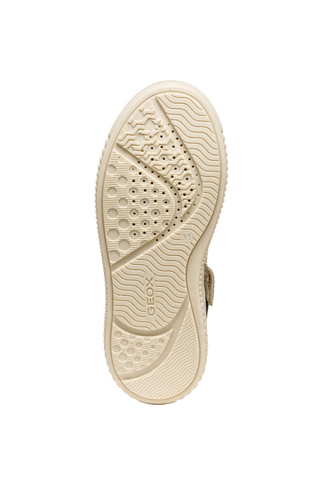Geox Laquinny Παιδικά Sneakers Ανατομικά Χρυσά j56m3b054ajc1m2u