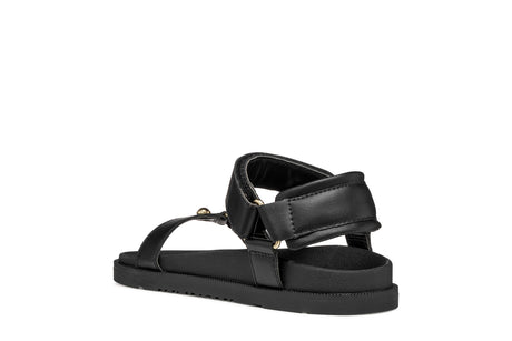 Geox J Foammentera Black Παιδικά Ανατομικά Πέδιλα Μαύρα J65P0D 000BC C9999