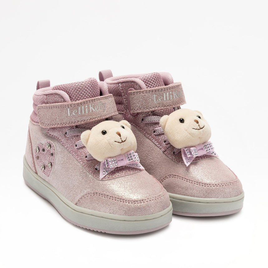 Lelli Kelly Cipria Παιδικά Sneakers με Velcro & Φωτάκια lkal5716-CI01
