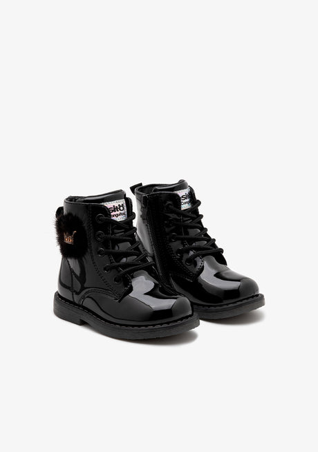 Conguitos Μποτακια Λουστρινι OSSH131027-BLACK-22