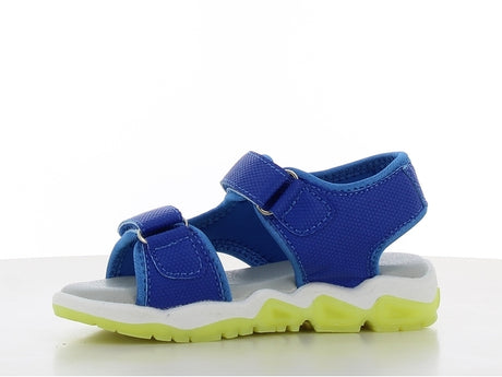 sonic πεδιλο αγορι  με velcro και φωτακια μπλε sc001315