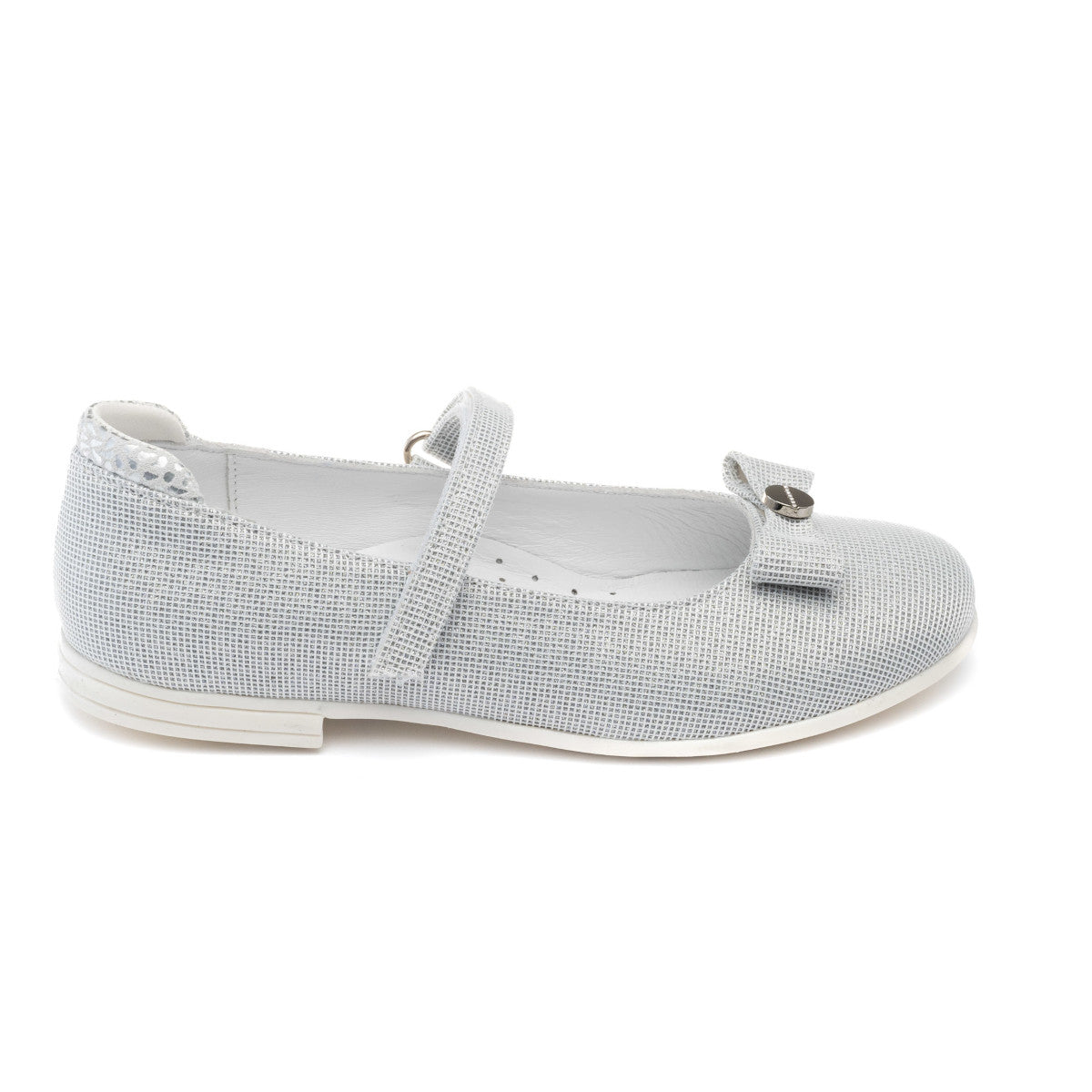 Bonito Μπαλαρινα Δερματινη AK24-510 Ασπρη