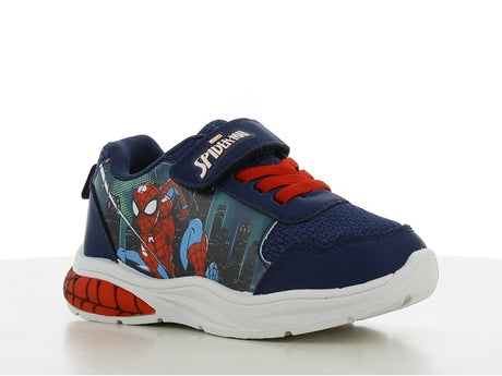 Disney Παιδικά Sneakers Ανατομικά με Σκρατς & Φωτάκια Navy Μπλε sp014345