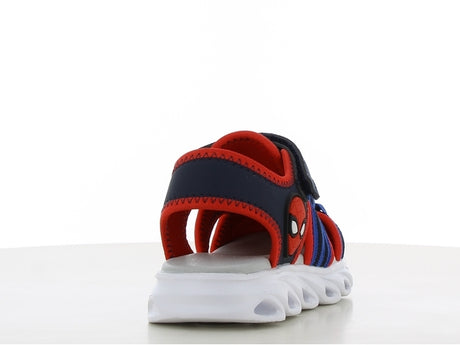 Spiderman πεδιλο με φωτακια και velcro μπλε κοκκινο  sp014655