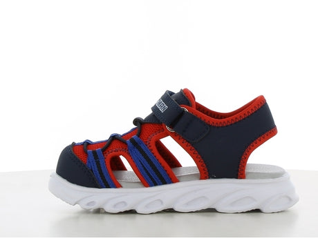 Spiderman πεδιλο με φωτακια και velcro μπλε κοκκινο  sp014655