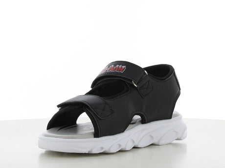 Spiderman πεδιλο με φωτακια και velcro μπλε μαυρο  sp014995